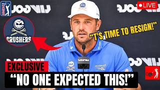 LIV GOLF IN CHAOS! Bryson DeChambeau RESIGNS as Crushers GC Captain — Fans STUNNED!