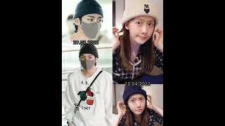 Download Lagu #vbts #yoona #vbtscute #yoona__lim  V bts and Yoona snsd same uptade MP3
