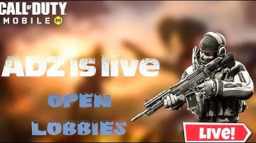 ADZ Open lobbies | Call of duty mobile | CODM BR #codm