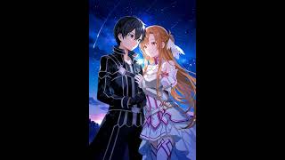 Sword Art Online Kirito and Asuna AMV ( I'm In Heaven When You Kiss Me ) ❤️ 🖤⚔️ 🛡️ 🥪  screenshot 1