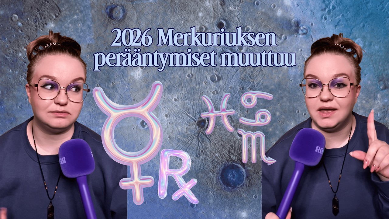 Merkuriuksen perääntymiset 2026 (Kalat, Rapu, Skorpioni) – Mikä tulee muuttumaan?