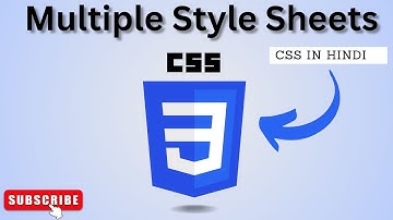 Multiple style sheets in css in hindi | CSS Multiple Style Sheet-Hindi | #css #9