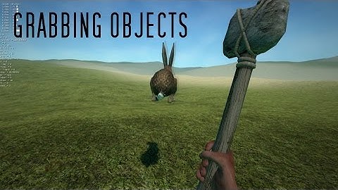 Survival Game - grabbing Objects + Ragdolls (Blender Game Engine)