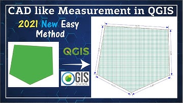 Create Measurement Lines like AutoCAD in QGIS || Polygon Line Length Calculation