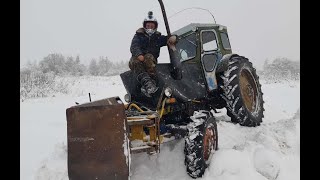 Т-40АМ. Новый Год - ДЕЛО ДОБРОЕ! Снега много не бывает!