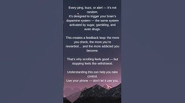 📱 Notifications Hijack Your Dopamine  #facts #neuroscience #science