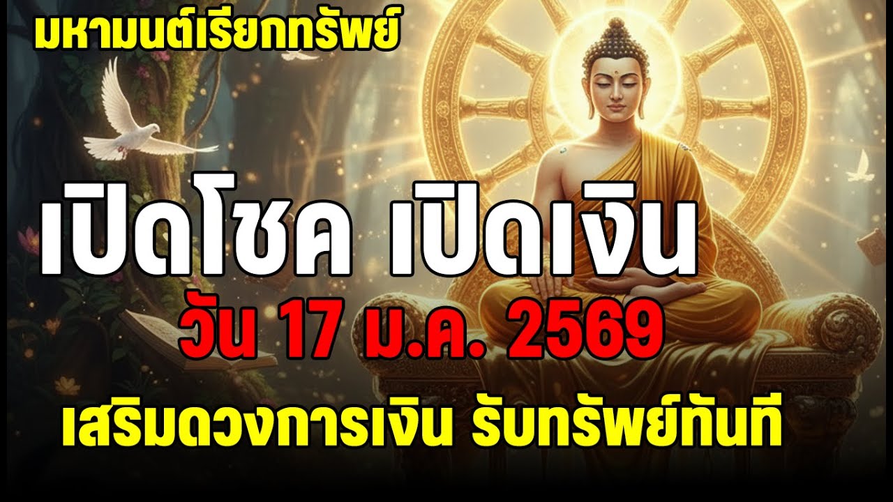 วัน 17 ม ค  2569 มหามนต์เรียกทรัพย์ | เปิดโชค เปิดเงิน
