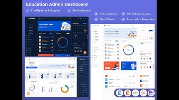 EduAdmin – LTR Style Admin Panel Dashboard in Light & Dark Version