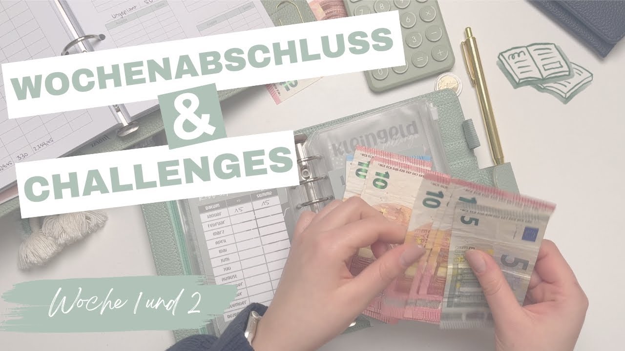 Meine Ausgaben in Woche 1&2 im Januar💸 I Sparchallenges 💰I Budgetieren mit der Umschlagmethode