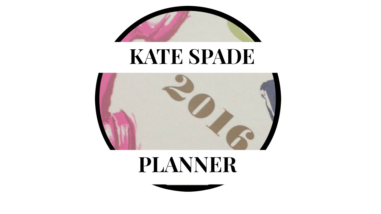Kate Spade 2016-2017 Planner Unboxing and Review
