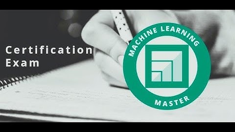 Machine Learning Master Certification Answers