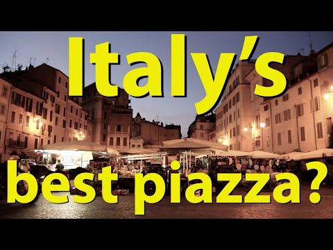 Video: Definisi Piazza dan Piazza Popular untuk Dilihat di Itali