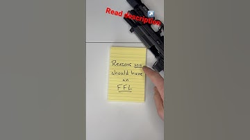 Should you get an FFL? Read the caption up top for some considerations…