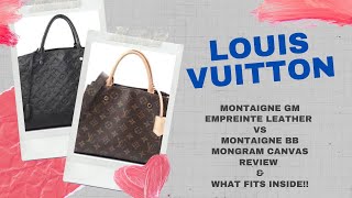 Louis Vuitton Montaigne MM vs Montaigne GM Comparison / What's In