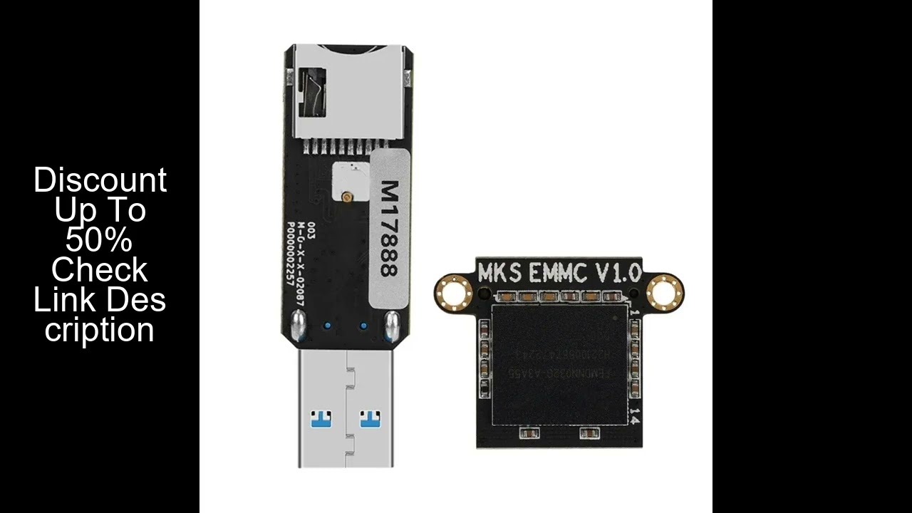 Makerbase MKS EMMC Module Micro SD 32GB TF Card For KLP1/ KP3S Pro V2, For Elegoo Neptune 4/ 4 Pro/