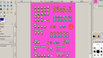 Add a Transparency Layer(Alpha Channel) to a Sprite Sheet using Gimp :)