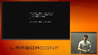 LambdaConf 2015 - Idiomatic Scala  Your Options Do Not Match   Marconi Lanna