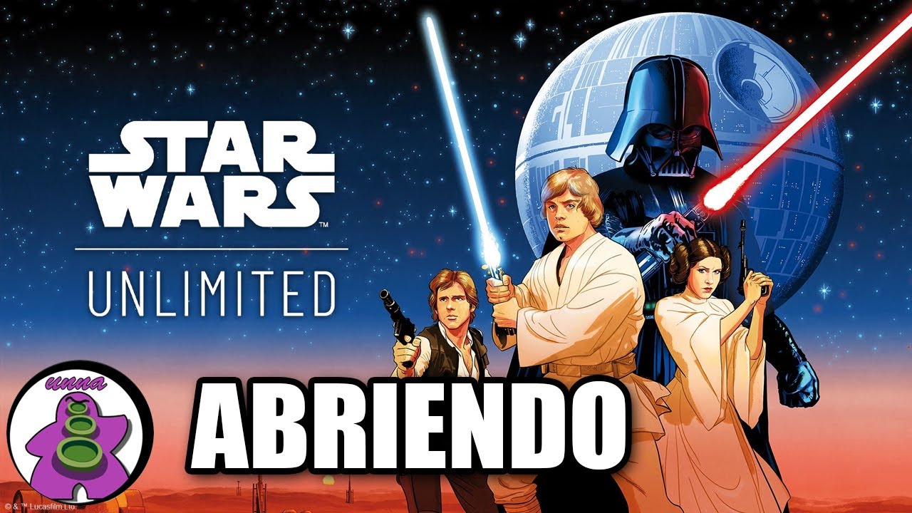 STAR WARS UNLIMITED LA CHISPA DE LA REBELIÓN CAJA INICIO - Unboxing Juego de Mesa - unna
