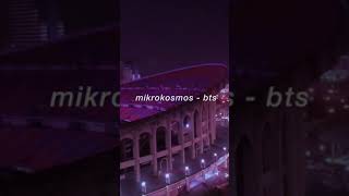 "mikrokosmos" - bts but they're doing soundcheck at the stadium right by your hotel balcony