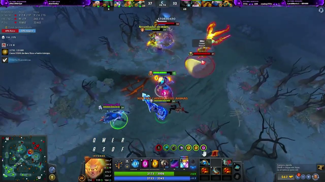 Main invoker SUP4 desde muito novinho...