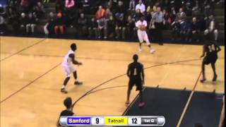 Sanford's Mikey Dixon drains a 3