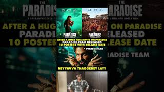The Paradise | Nani | Release Date & Latest Update#movie #paradise #song #viral #trending #viral