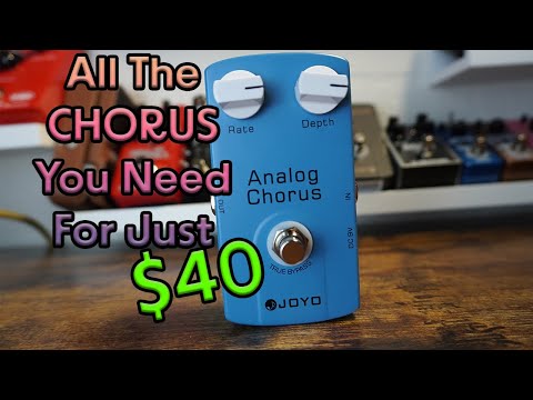 This $40 Chorus Pedal is GOOD | JOYO Analog Chorus - YouTube