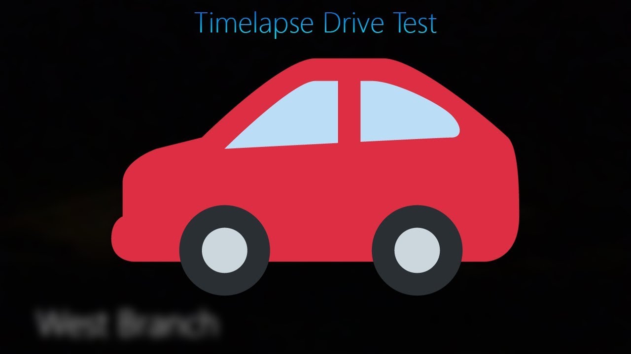 Timelapse Drive Test - Topinabee to Saginaw, Michigan