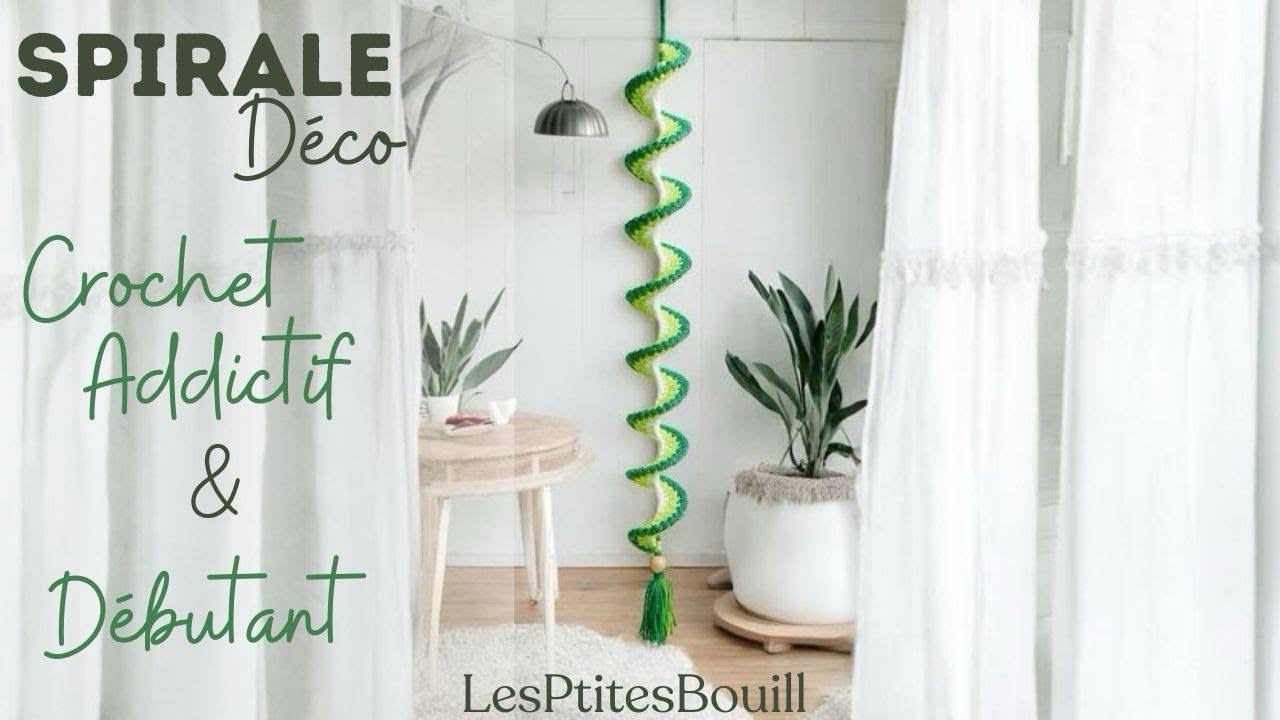 SPIRALE DU VENT au crochet 