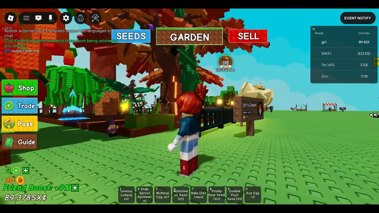 grow a garden gika limtang nijo ini