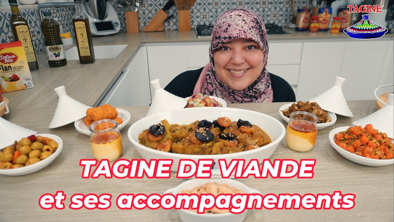 Idée de menu pour l'3aïd | Tagine de viande et ses accompagnements
