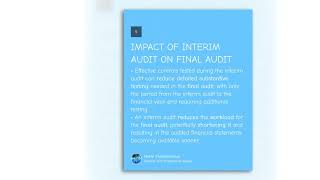 Interim vs. Final Audit