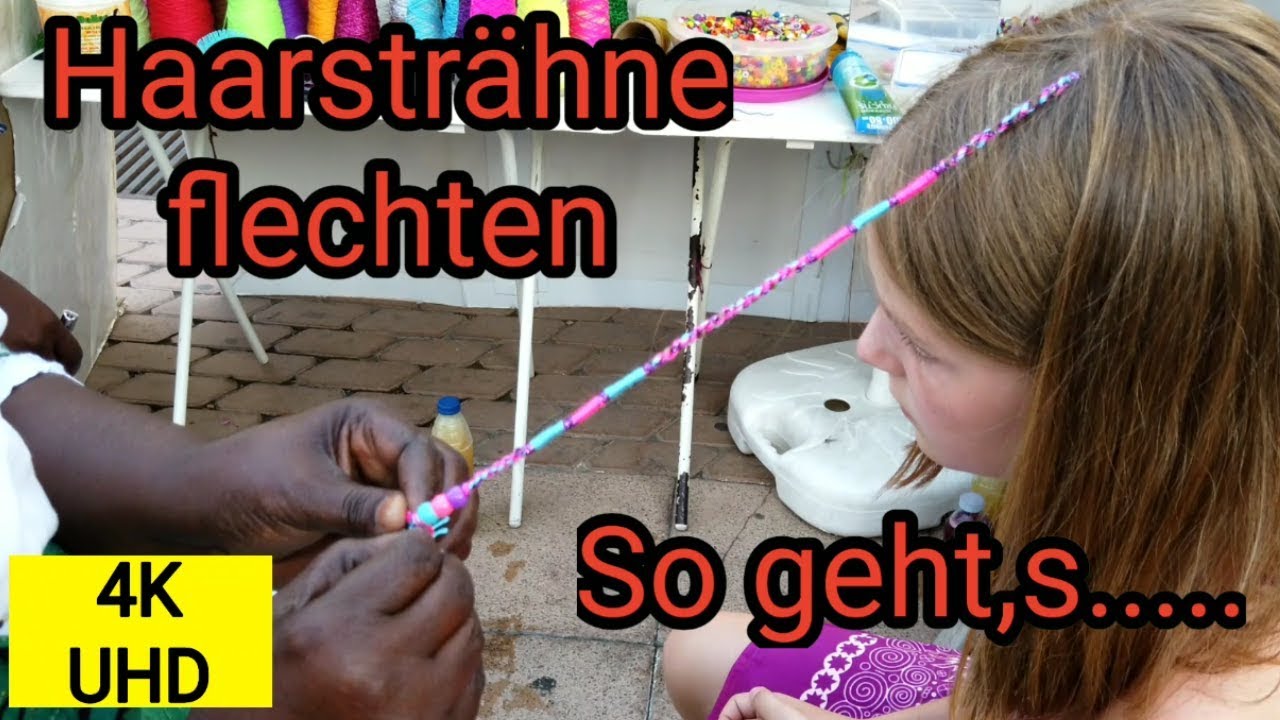 Haarsträhne flechten- so geht`s | Urlaub 2019 in Cala Millor, Mallorca, Spanien | 4K/UHD