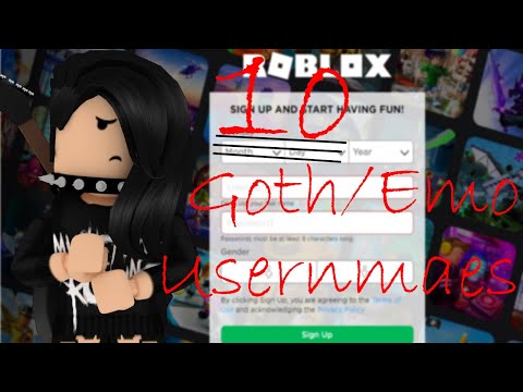 10 Untaken Goth And Emo Roblox Usernames Youtube - emo boys long hair roblox