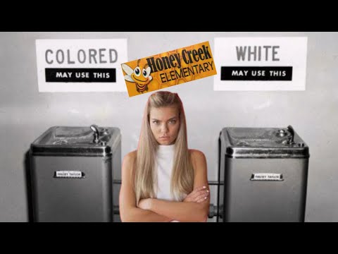 Whites Only and Colored’ Signs Put Above Water Fountains At Honey Creek Elementary School! 👀
