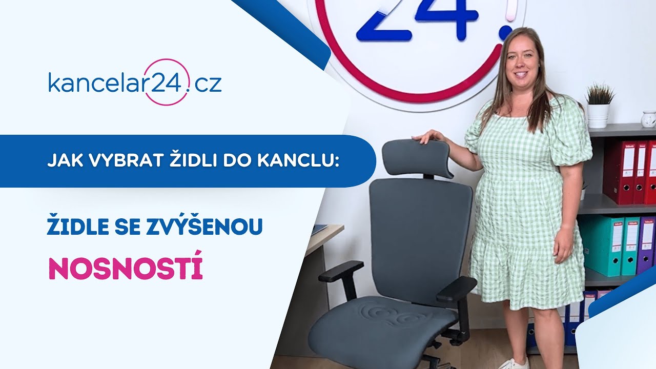 kancelar24.cz | Jak vybrat kancelářskou židli: Židle se zvýšenou nosností