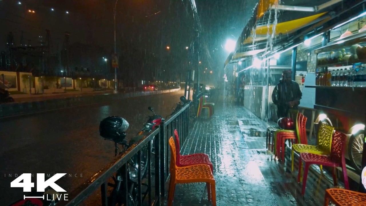 Lost in the Rain: A nnight Thunderstorm Walk for Deep Focus and Meditation : No Ads