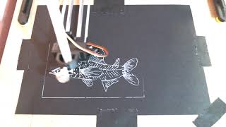 This fish does not exist (plotter demo, midTbot ESP32)