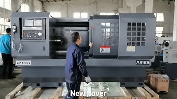 CK6150x1500 Flat bed CNC lathe machine-New Cover