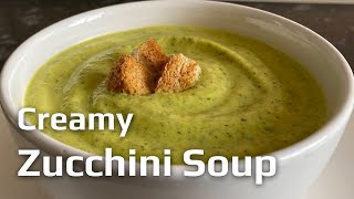 Zucchini Soup. Cream Of Zucchini Soup