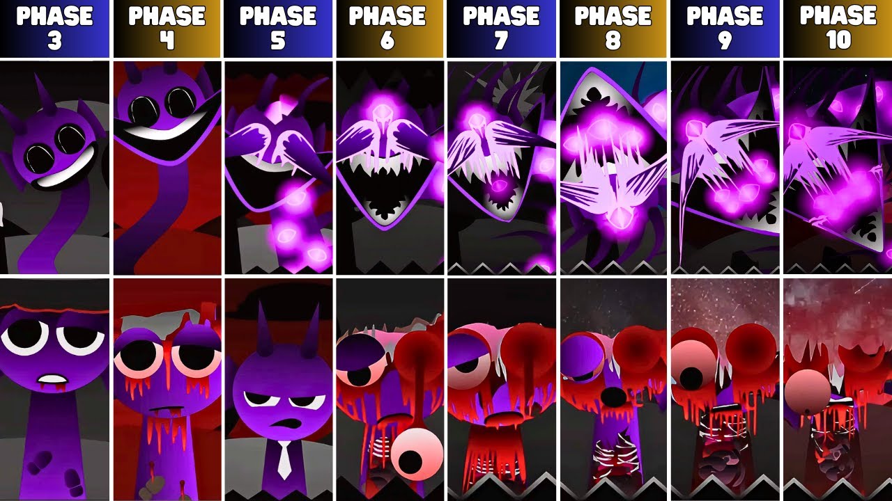 Incredibox Sprunki But Definitive Version VS Swapped Version: From Phase 3 to Phase 10