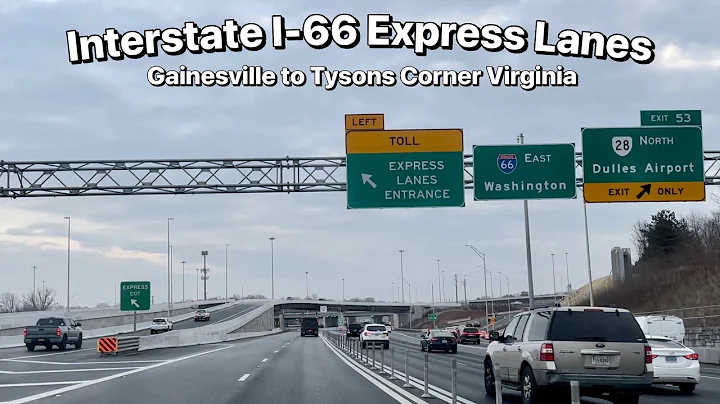 Interstate I-66 Express Lanes Gainesville to Tysons Corner, Virginia