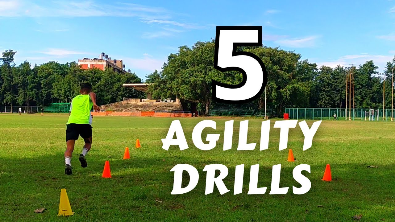 5 Agility Drills for football players [Improve your turning speed