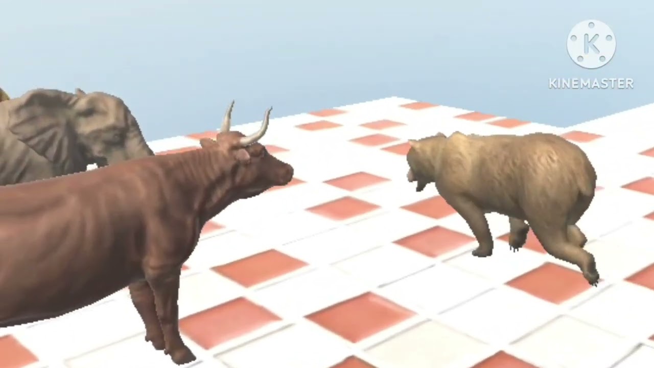 Crossing Fountain Transformation With Lion Elephant Cow Bear TOA CREATE