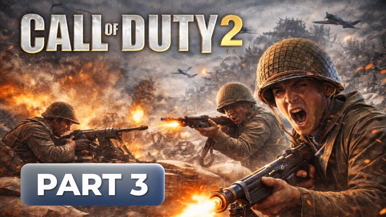 Call of Duty 2 Gameplay Walkthrough Chapter 3 - No Commentary