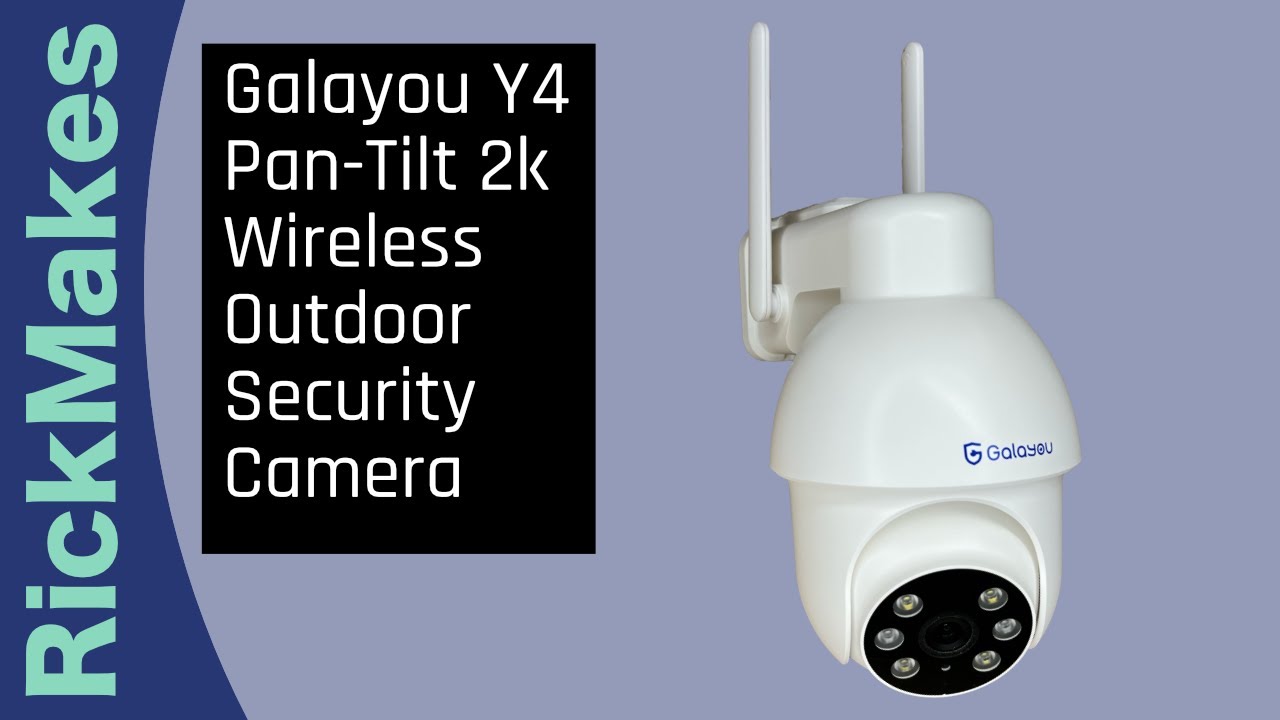 Galayou Y4 Pan-Tilt 2k Wireless Outdoor Security Camera 