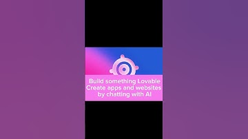 Lovable - create app / website just by chatting #vibecoding #ai #shorts #aitrends #lovable