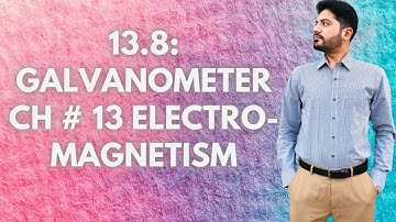 Galvanometer I 13.8 I CH # 13 Electro-Magnetism I 2nd year Federal, KPK Board 2021 Edition