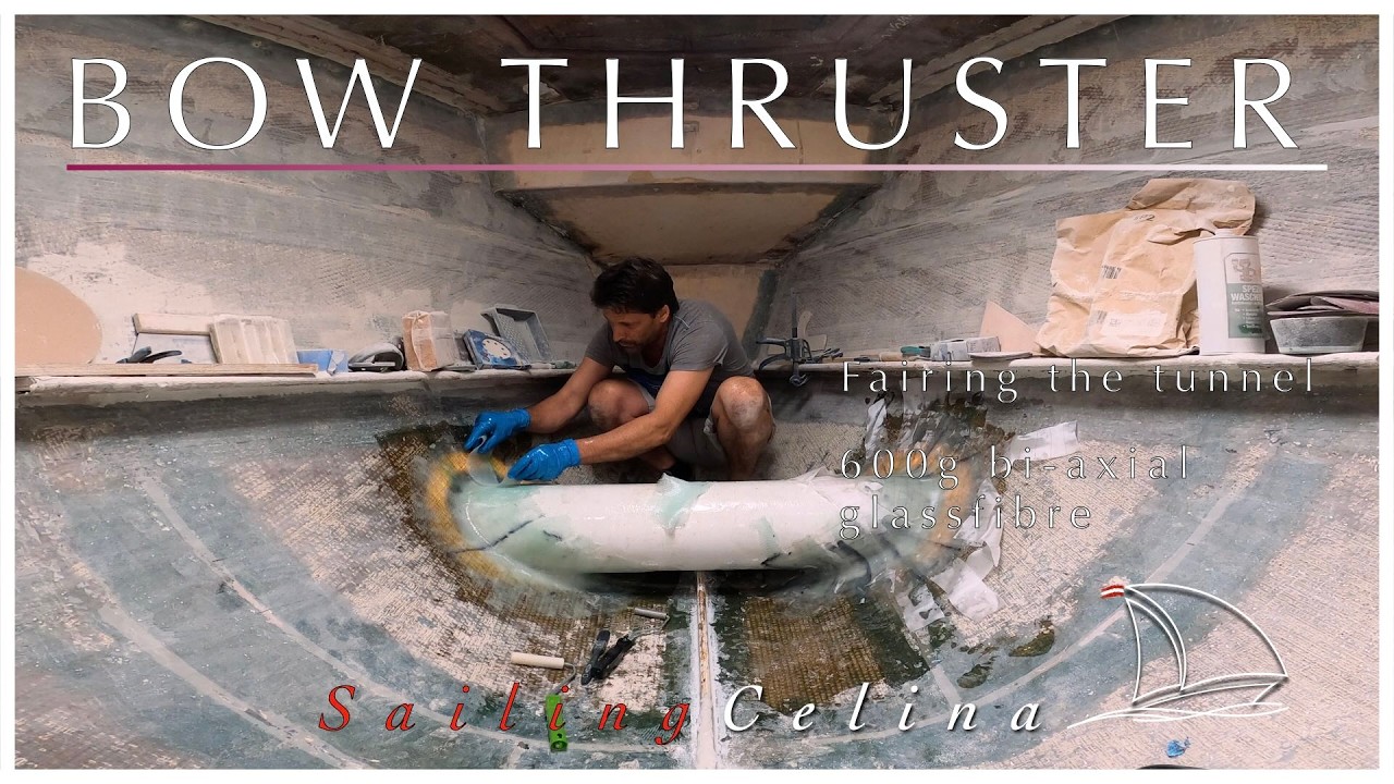 ⁣Bowthruster Part 2 and a horrible accident - SailingCelina - Ep 28