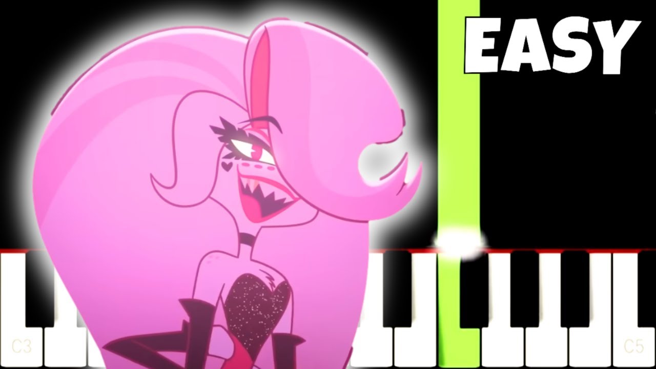 Hazbin Hotel - Losin' Streak EASY Piano Tutorial
